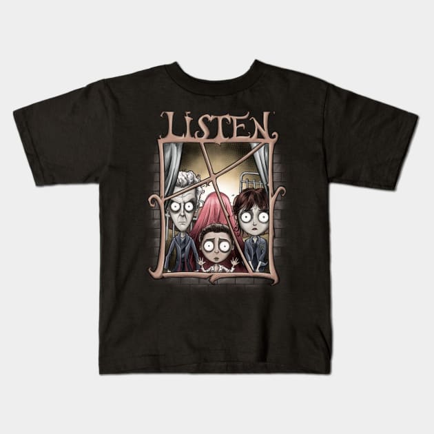 Listen Kids T-Shirt by saqman